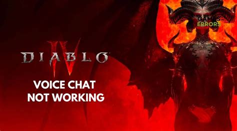 diablo 4 can't hear voice chat|diablo 4 beta voice chat problems.